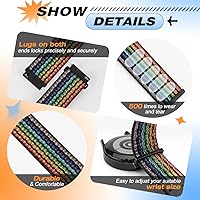 Vista 9 de Correa de reloj de nailon compatible con Samsung Galaxy Watch 7/6/5/4/FE 1.575 in 1.732 in/Watch 6 Classic 1.693 in 1.850 in/Watch 5 Pro 1.772