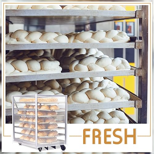 Miniatura 4 de Funda transparente para panecillos, de plástico PVC, 28 x 23 x 33 pulgadas, 10 niveles, juego de 2