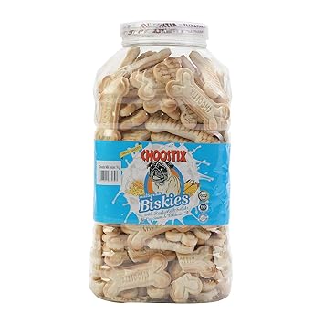 Choostix Multigrain Biskies with Real Milk Solids + calcium & vitamin D, 1 kg (Jar)