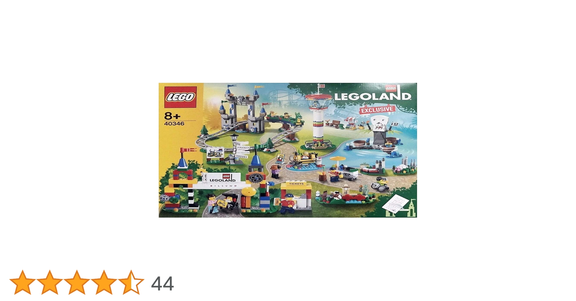 DVD/VHSコンボデッキ ブラック LEGO Exclusive Legoland Theme Park Set 40346 New, Factory
