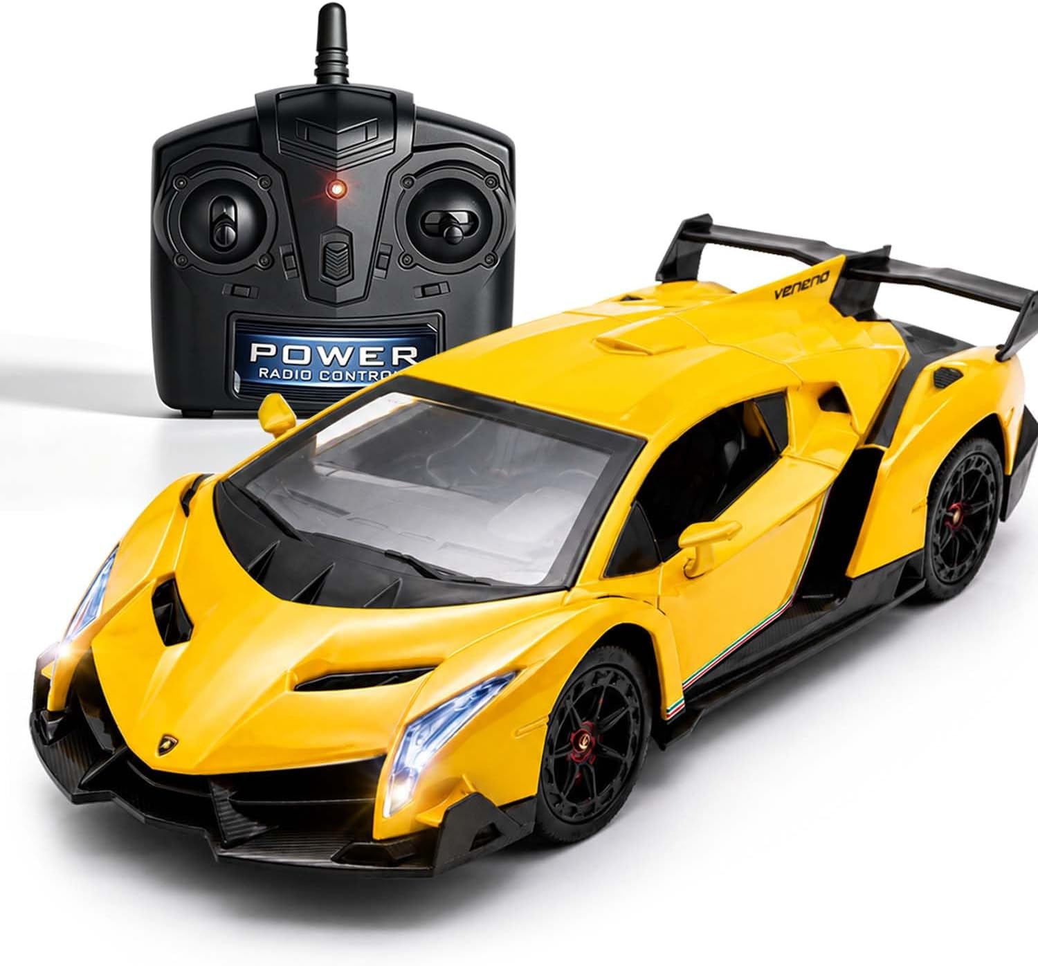 Remote Control Car Lamborghini Licensed 1:24 RC Car 2.4G,Yellow
