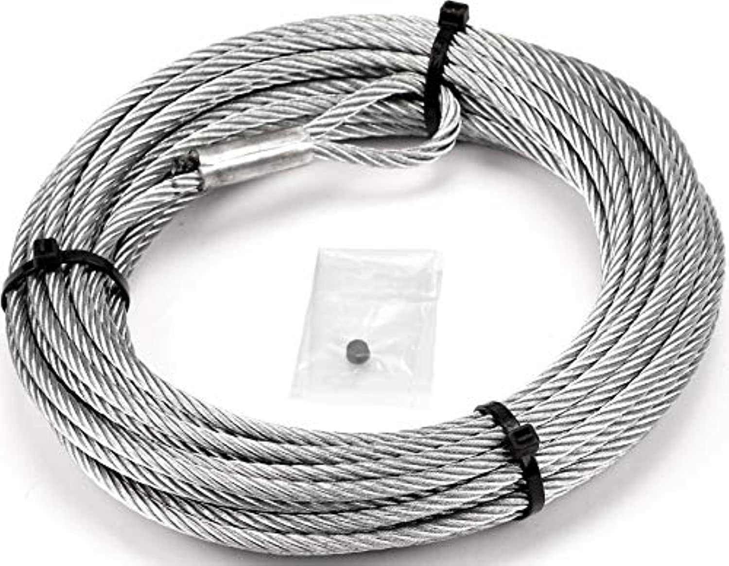 WARN 100972 Service Part - Wire Winch Rope Replacement Kit, Fits: VRX and AXON Winches - 7/32" x 50' image 2