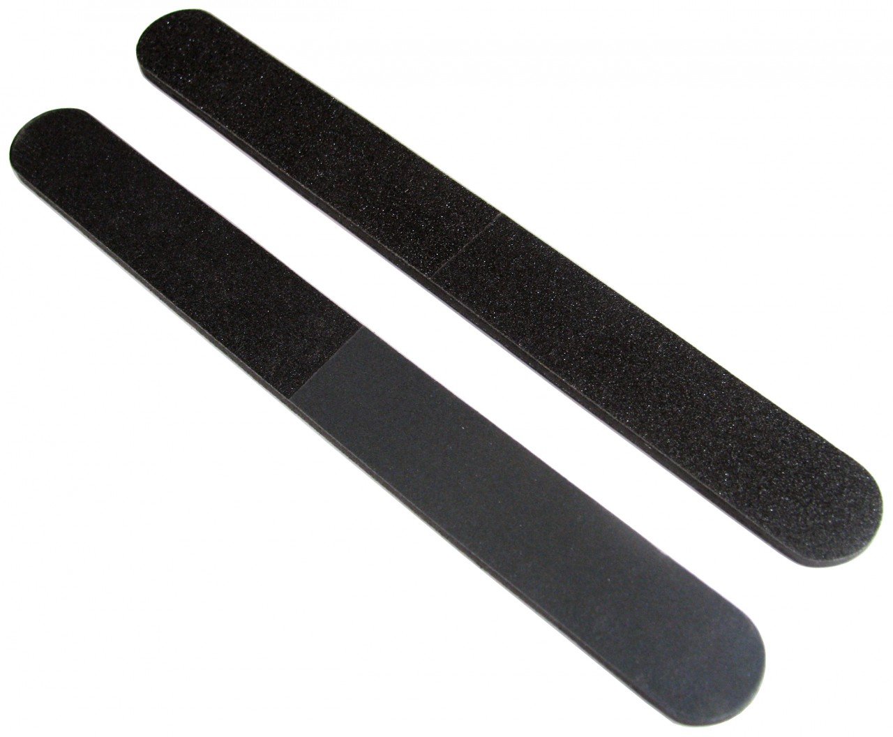 Professional Quality Nail File, Black 4 Way, White Center (100-180/240-600) 50 Pack