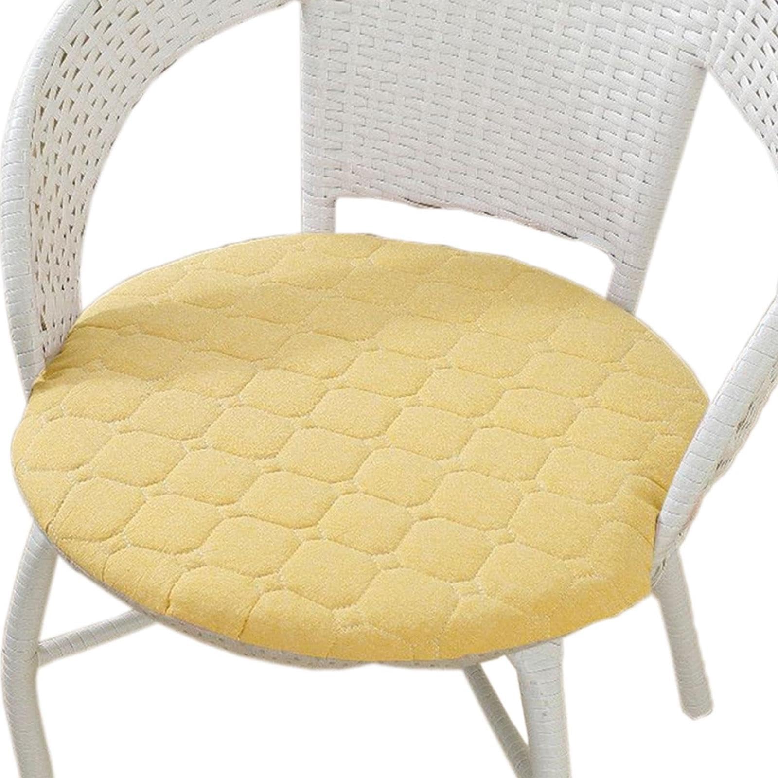 IvyLoutish Anti-Slip Round Seat Cushions, Soft Circle Stool Pads, for Kitchen, Dining, Breakfast Nook & Counter Height Chairs