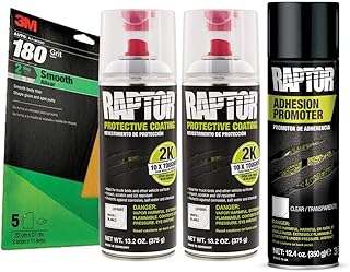 Raptor 2K White Spray-On Truck Bedliner Flexible Plastic Aerosol Kit (26.4 oz)