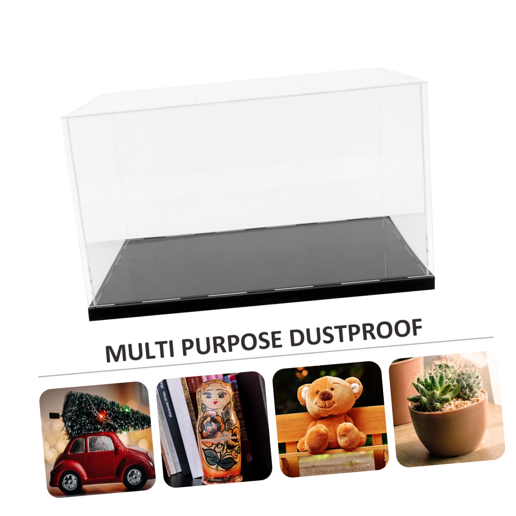 Gatuida Schaukasten Aus Acryl Transparente Acryl-kiste Stabile -modellvitrine Transparente Box Für Sammlerstücke Handgefertigte Modellpräsentation