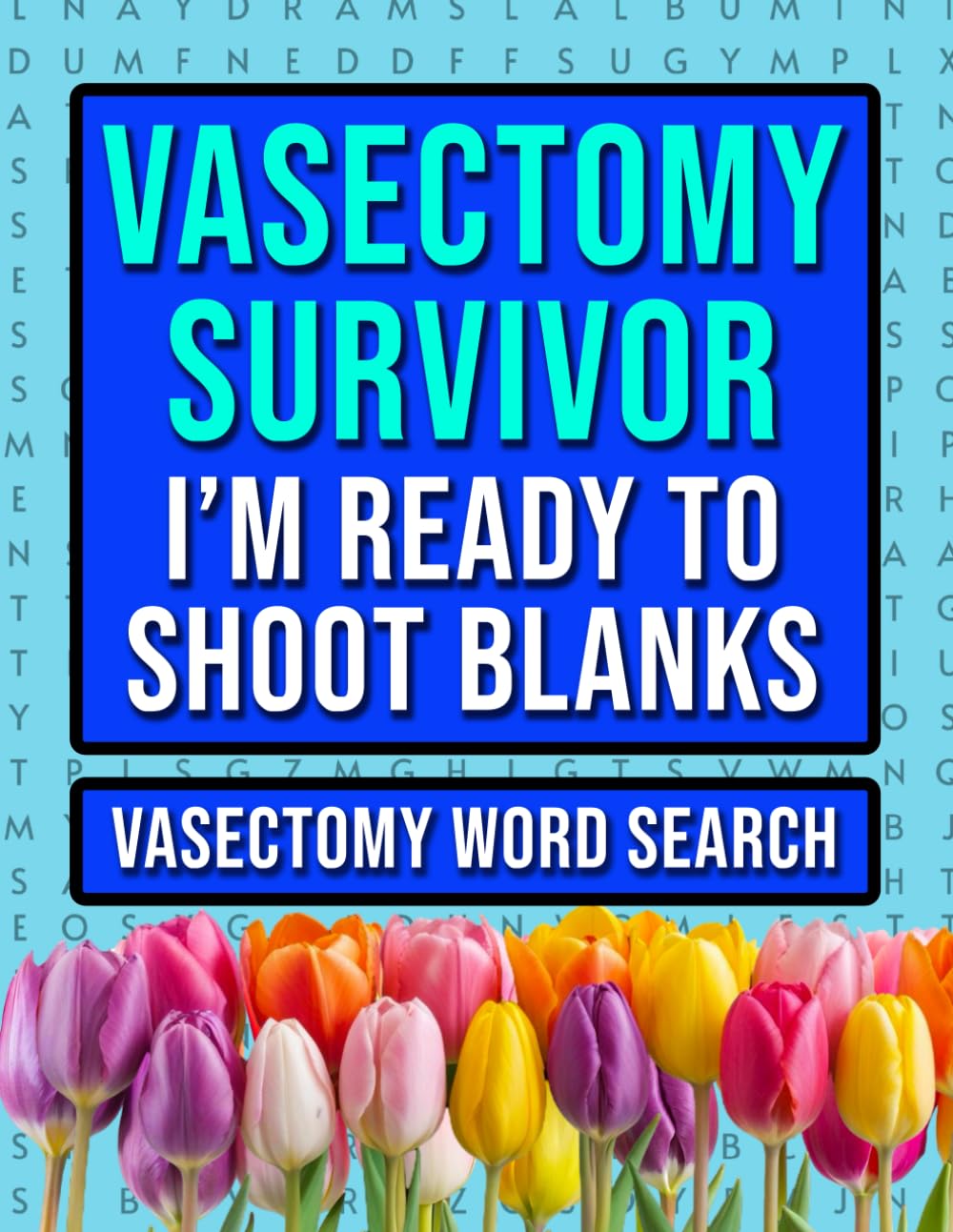 Vasectomy Recovery Word Search: Funny Post Surgery Activities For Men