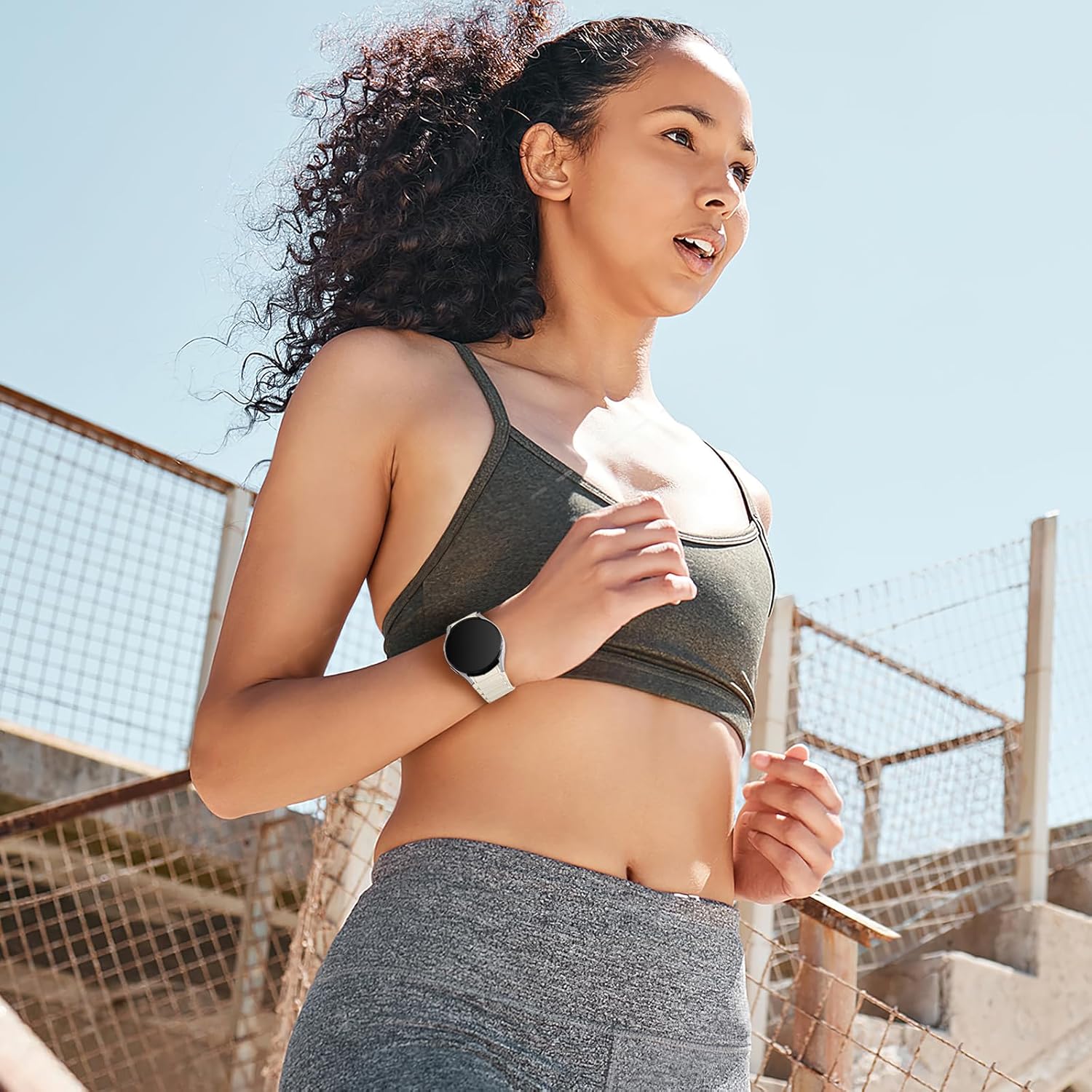 No Gap Magnetic Band Compatible with Samsung Galaxy Watch 7/6/5/4/FE 40mm 44mm/Galaxy Watch 4 6 Classic 47mm 46mm 43mm 42mm/Watch 5 Pro 45mm, 20mm Silicone Watch Bands Strap for Men Women - Image 6