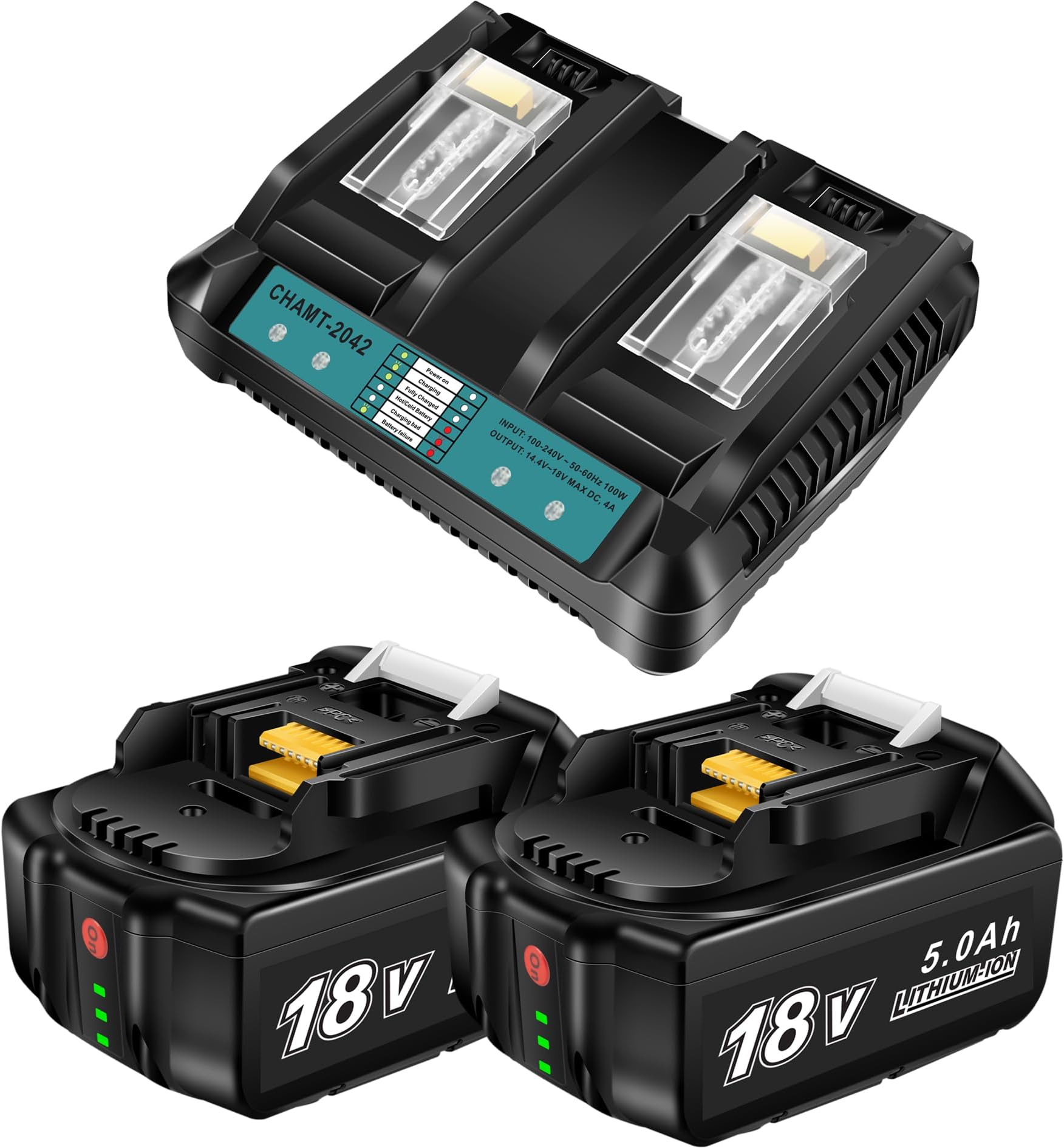 Makita Y00359 Batterie lithiumion 18 V LXT® et chargeur double port (5,0 Ah) Amazon.ca