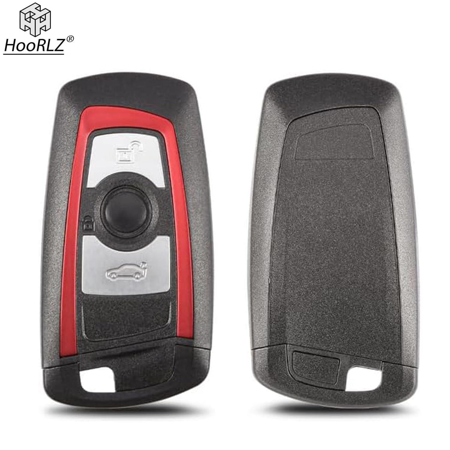 HooRLZ Key Fob Replacement For Bmw 1 2 3 4 Series F20 F22 F30 F31 F32, Remote Car Key Cover Case 3 Button, Bmw Key Case - Image 2