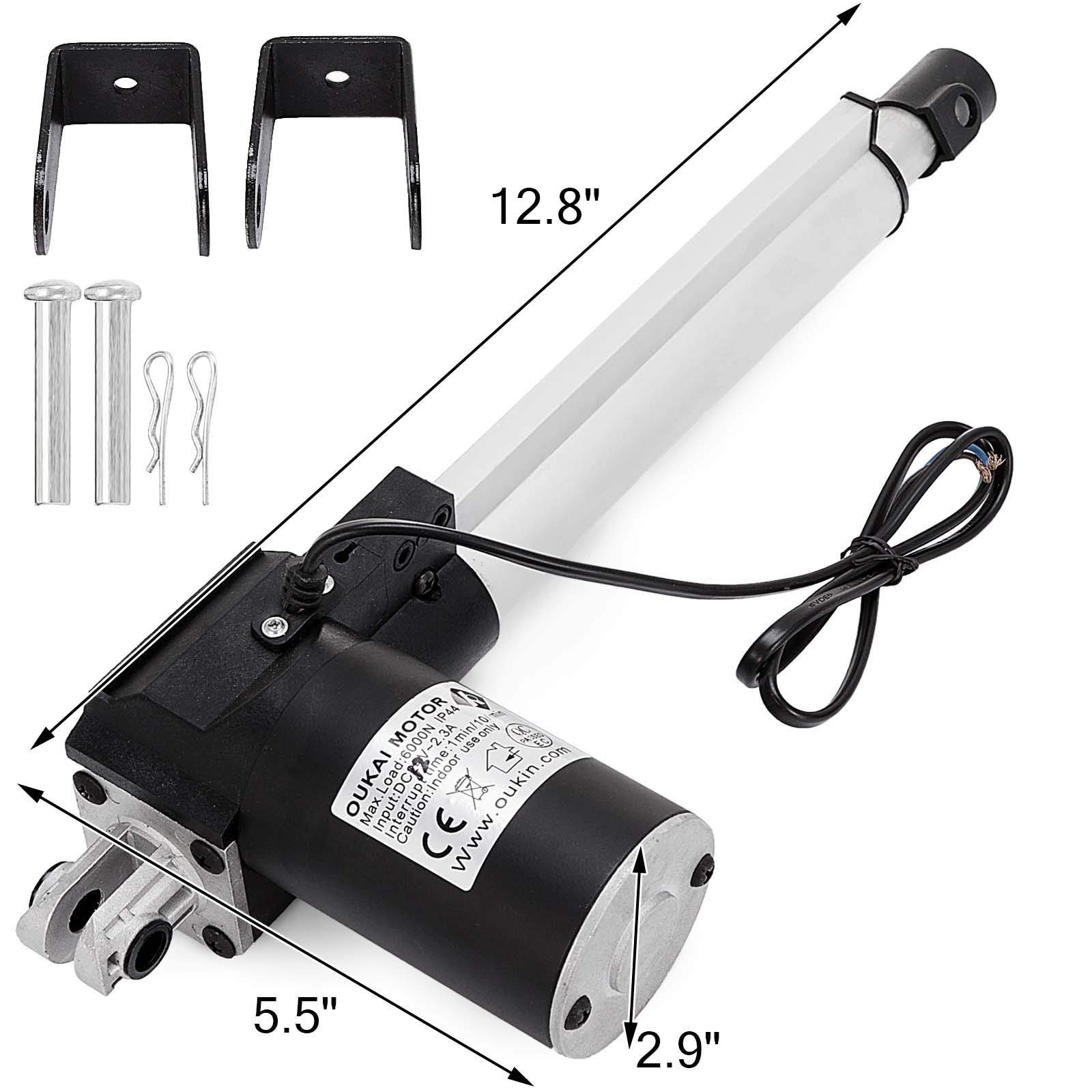 Hopopular 6000N/1320LB Linear Actuator Linear Actuator Stroke DC 12V
