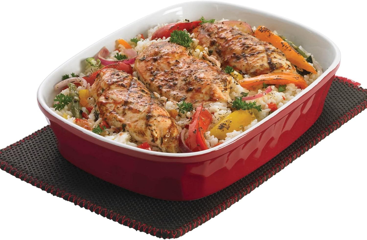 Kitchen Grips Trivet, Rectangular, Black