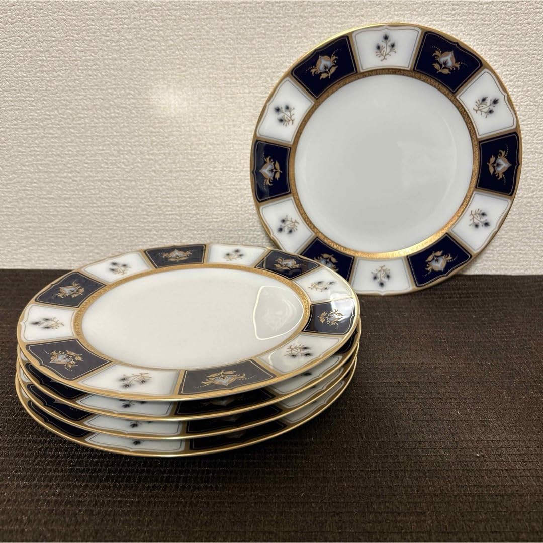 Amazon.co.jp: 大倉陶園 瑠璃華正倉院 デザートプレート 20.5cm