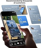 Vista 7 de UltraGlass UNBREAK TOP 9H+ - Protector de pantalla de vidrio para iPhone 12 Pro Max [grado militar inastillable y máxima durabilidad] Vidrio