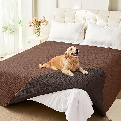 Miniatura 72 de hyha Manta impermeable para perro, manta suave para cama de perro, manta para mascotas, funda de sofá impermeable lavable para perros, fundas Gris
