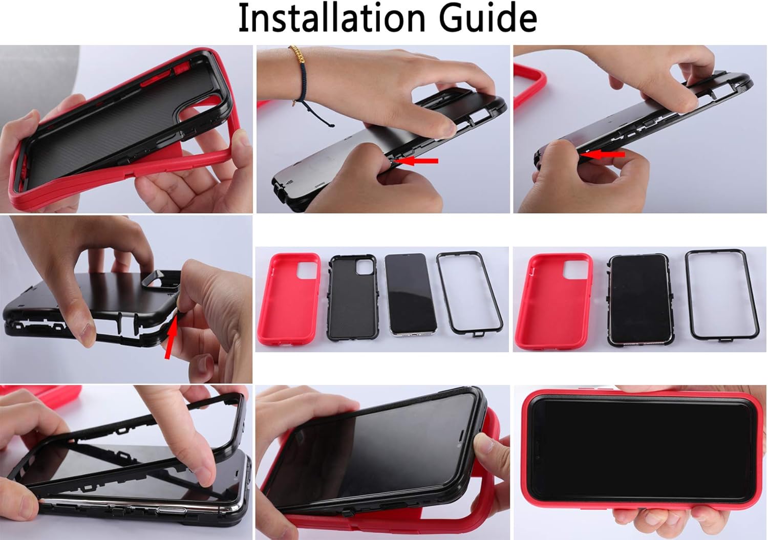 for iPhone 16 Pro Case (6.3"), with 2 Tempered Glass Screen Protector [Heavy Duty Military-Grade Full Body Drop Protection] Shockproof Tough Durable 6.3 Inch(Blue) - Image 7