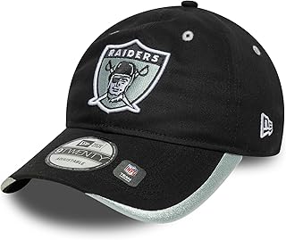 9Twenty NFL - Gorra de béisbol para adultos, diseño de Los Vegas Raiders, color negro