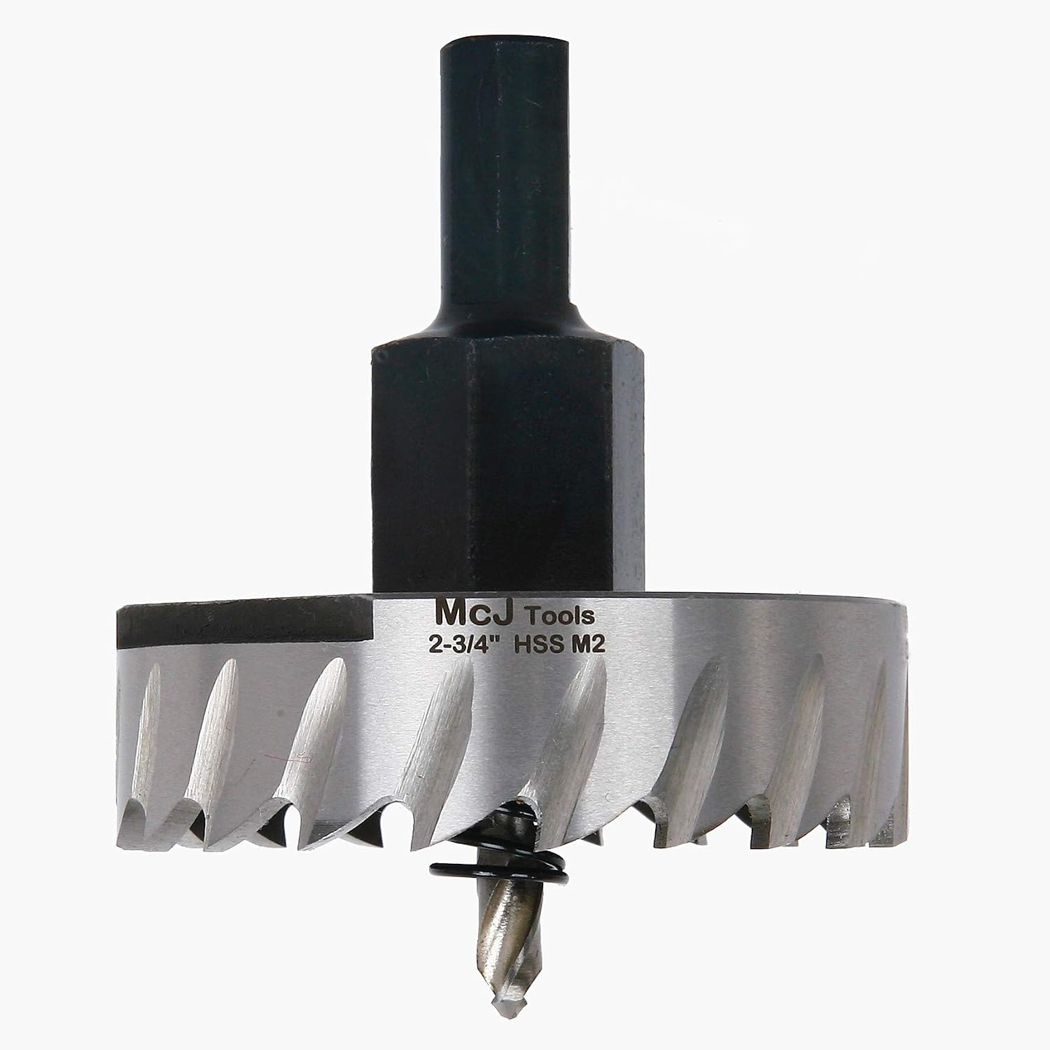 McJ Tools 2-3/4 Inch HSS M2 Drill Bit Hole Saw for Metal, Steel, Iron, Alloy, Ideal for Electricians, Plumbers, DIYs, Metal Professionals