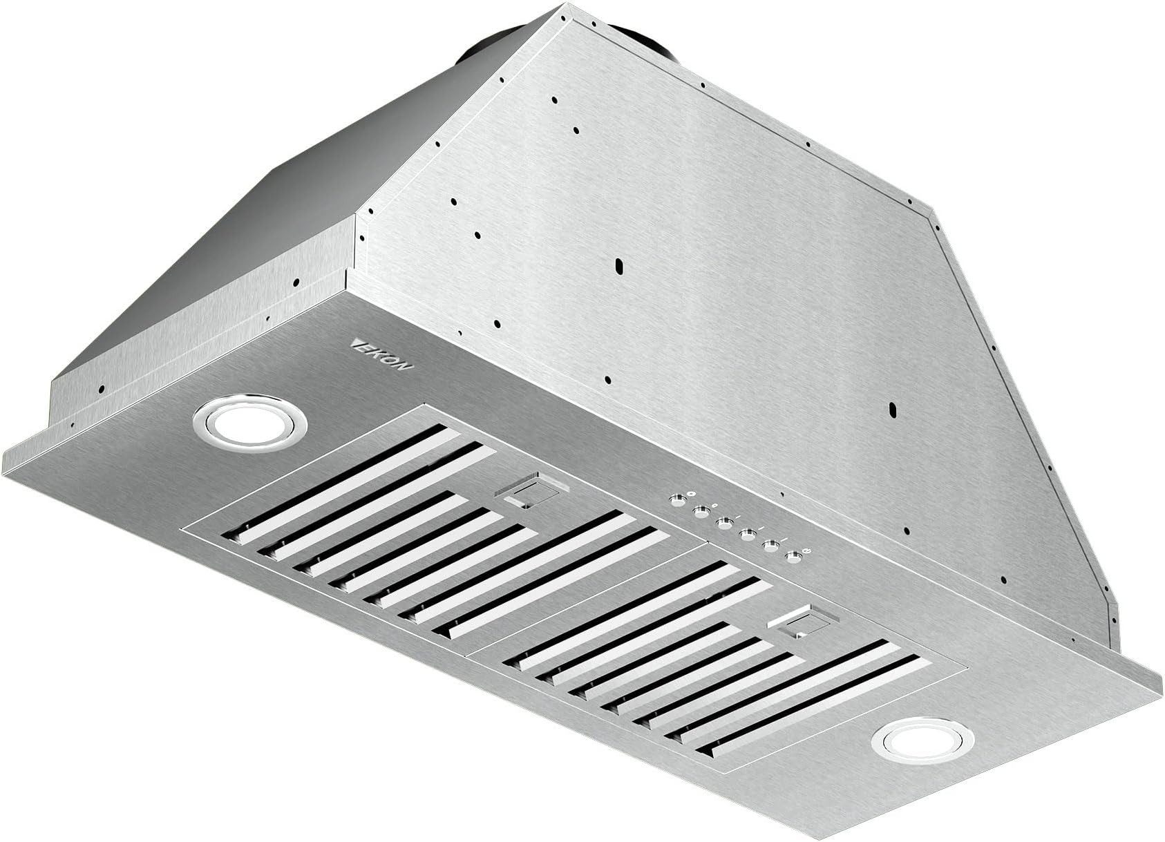 Range Hood Insert, EKON NAB01-30IN 900CFM Built-in Range Hoods Ducted/Ductless with 4-Speed Soft Touch Panel Control/Dishwasher-safe Filters, Kitchen Hoods for Over Kitchen Stove