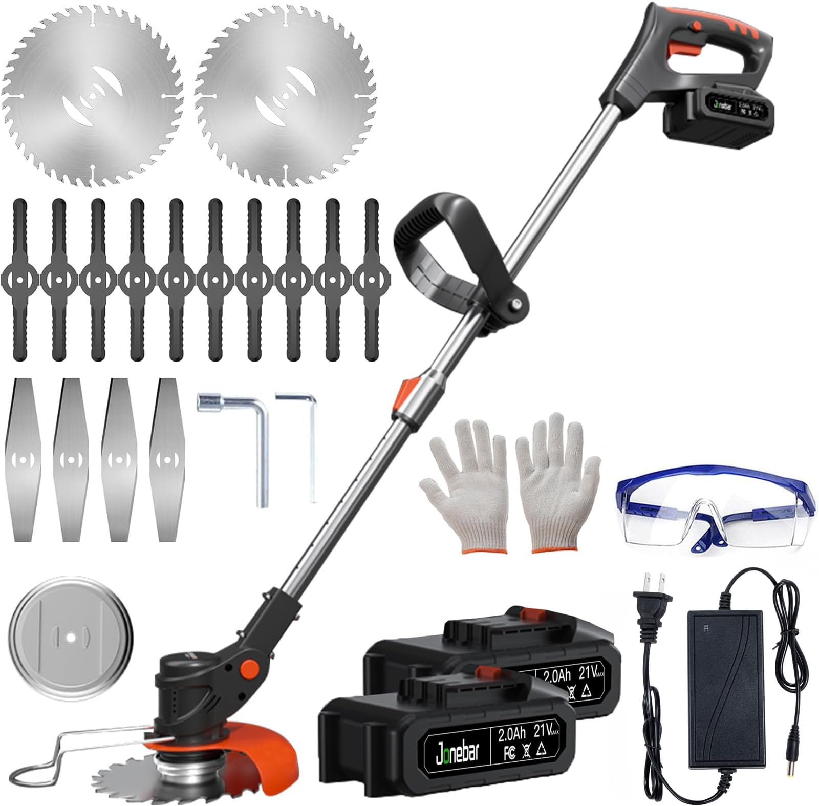 Amazon.com : Weed Wacker Stringless, Electric Weed Eater with Metal ...