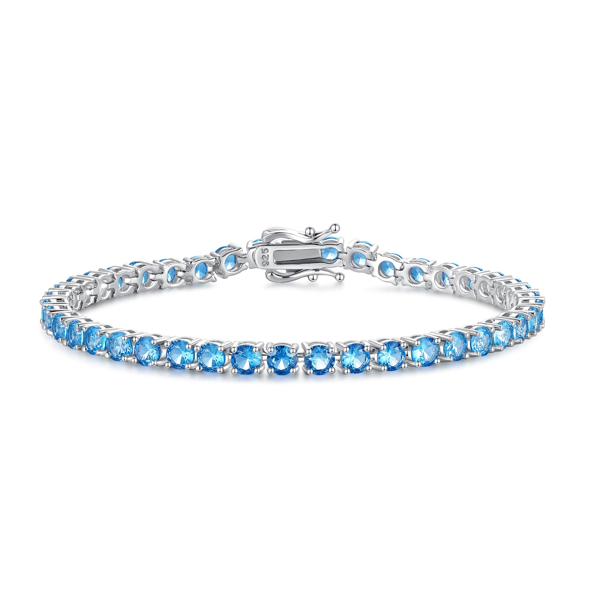 Sponsored Ad – Birthstone Tennis Bracelet, 14K Gold Plated Tennis Bracelets for Women, Fine Jewellery Wedding Bridal Prom Birthday Gift for Her Women Girls, Length 7.5 Inch, Width 4mm