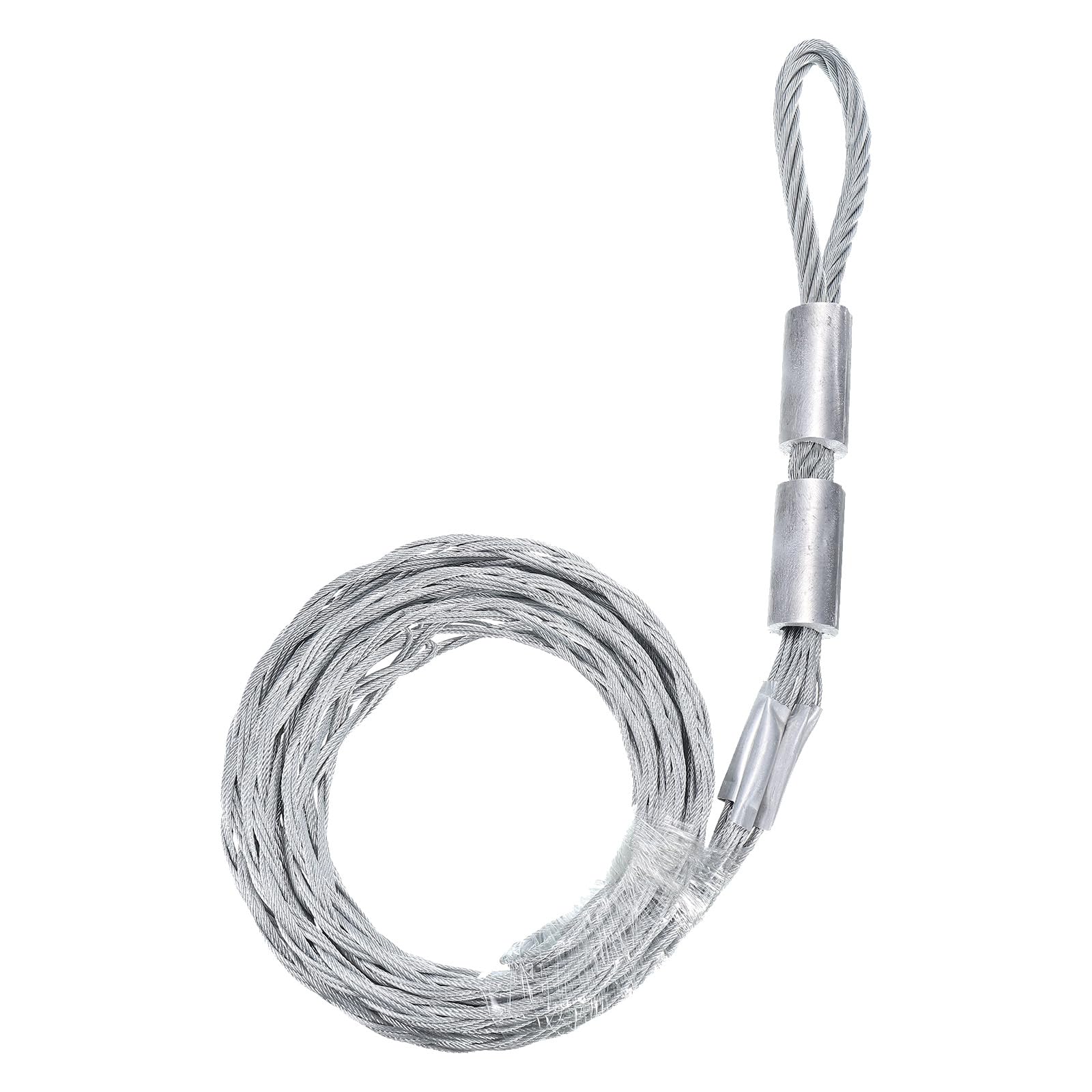 MECCANIXITY Cable Pulling Grip for 27-45mm/1.06-1.77 Inch Cable 2m/6.6FT/78.74 Inch Wire Mesh Puller Socks Grip Anti-slip Single Head Galvanizing