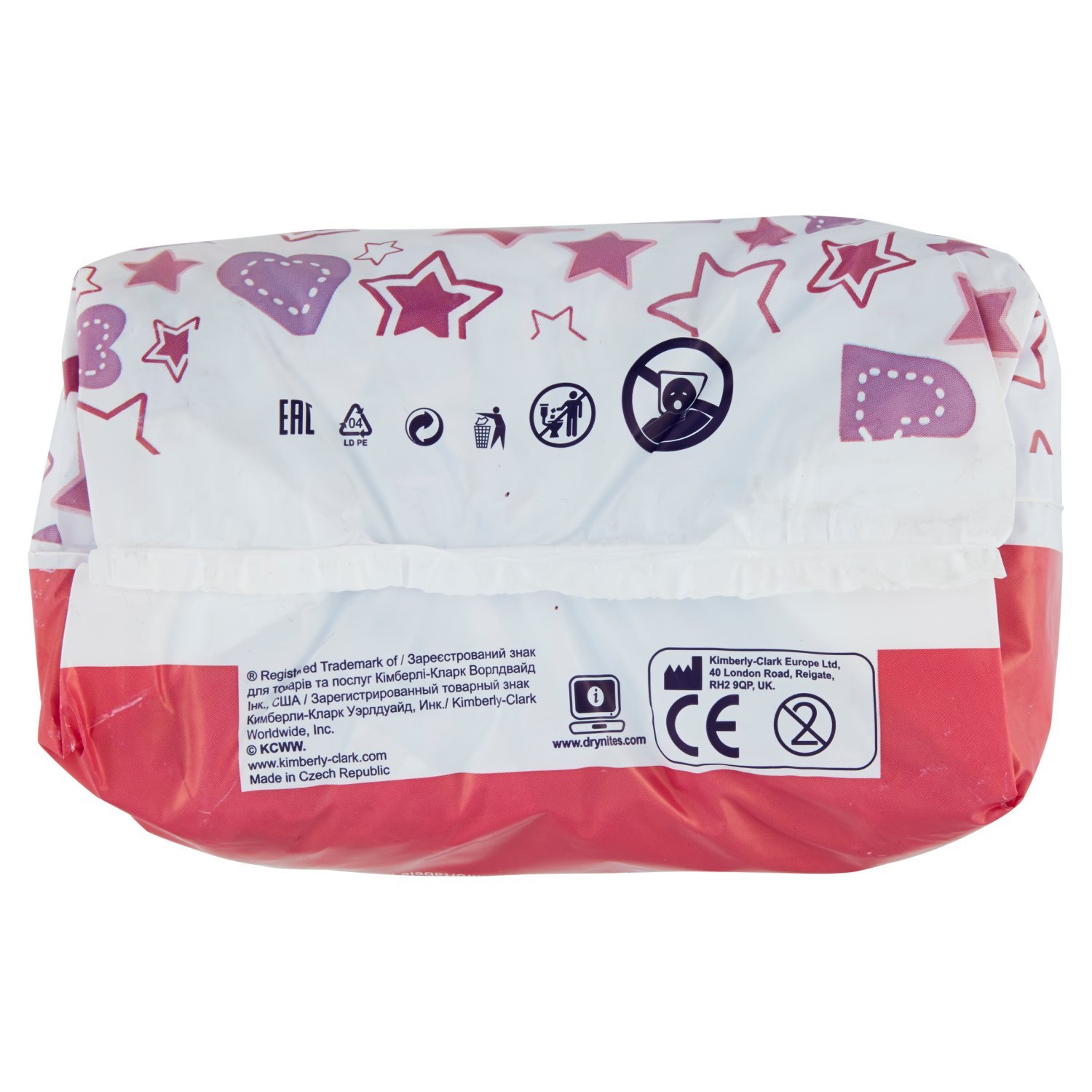 Huggies DryNites Mutandine Assorbenti per la Notte, 4-7 Anni (17-30 kg), 2 Pacchi da 16 Pezzi