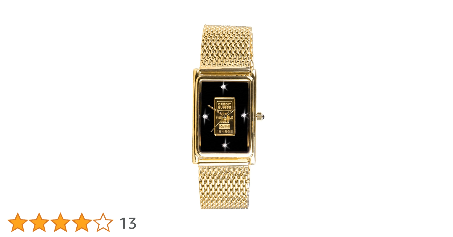 Amazon | Daniel Steiger 24Kゴールドインゴットクォーツウォッチ