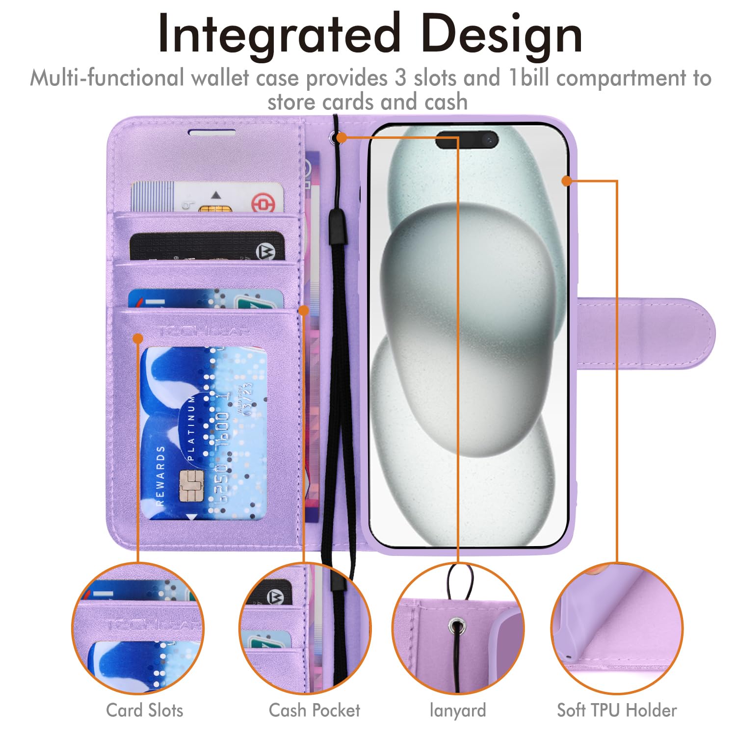 IPhone 15 Pro Leather Wallet Case (with Stand Function) - TORRO USA