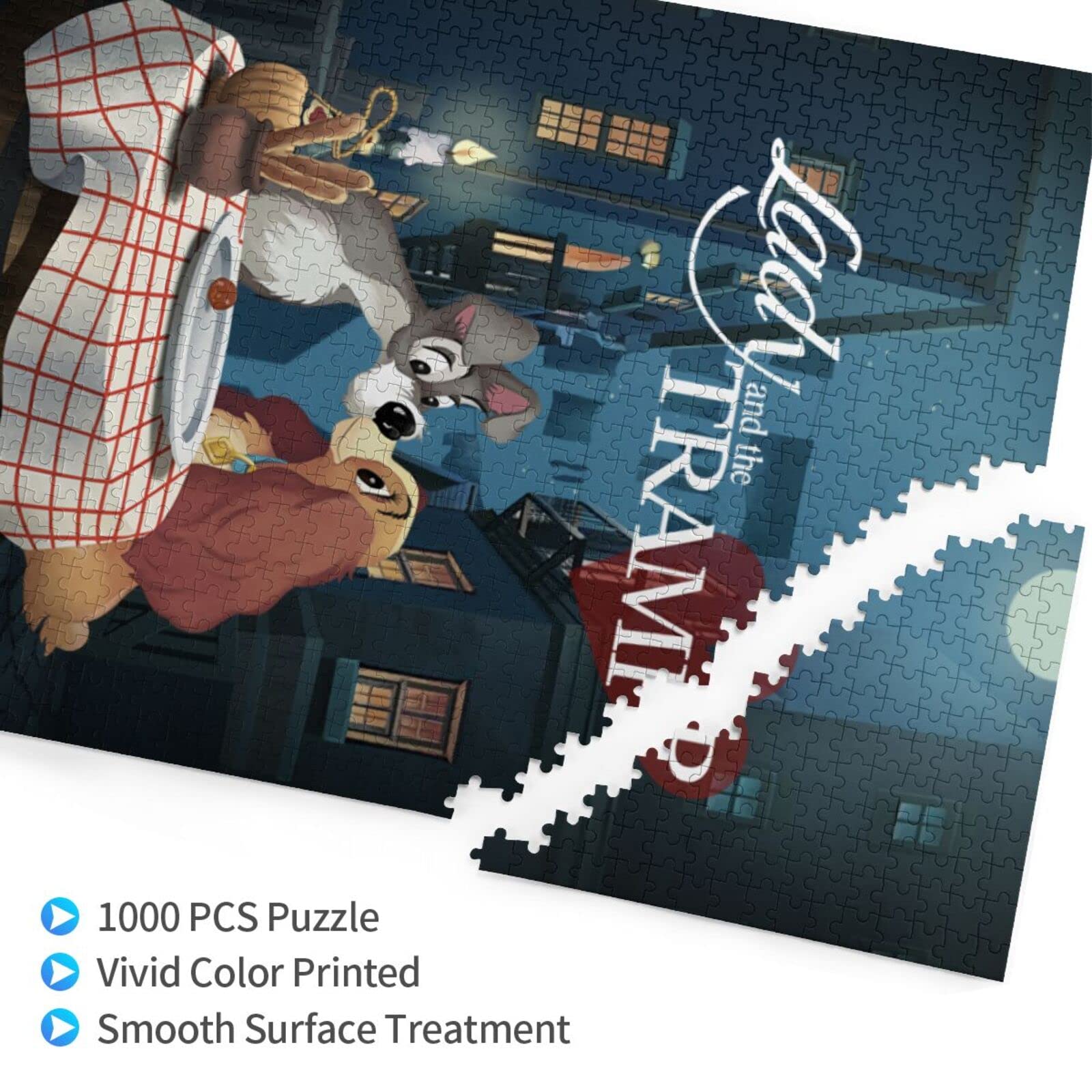 Amazon.co.jp: パズル わんわん物語 ジグソーパズル 木製 1000ピース