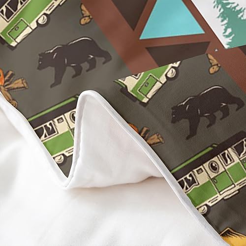 Miniatura 5 de Vinatge - Funda de edredón de 100 % algodón, accesorios de campista, decoración de habitación, ropa de cama de estilo japonés, funda de edredón con