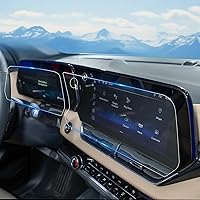 Vista 44 de Protector de pantalla para Acadia (Elevation/AT4/Denali) 2024-2025 de 15 pulgadas, pantalla táctil de vidrio templado antirreflejo, 1 panel nano