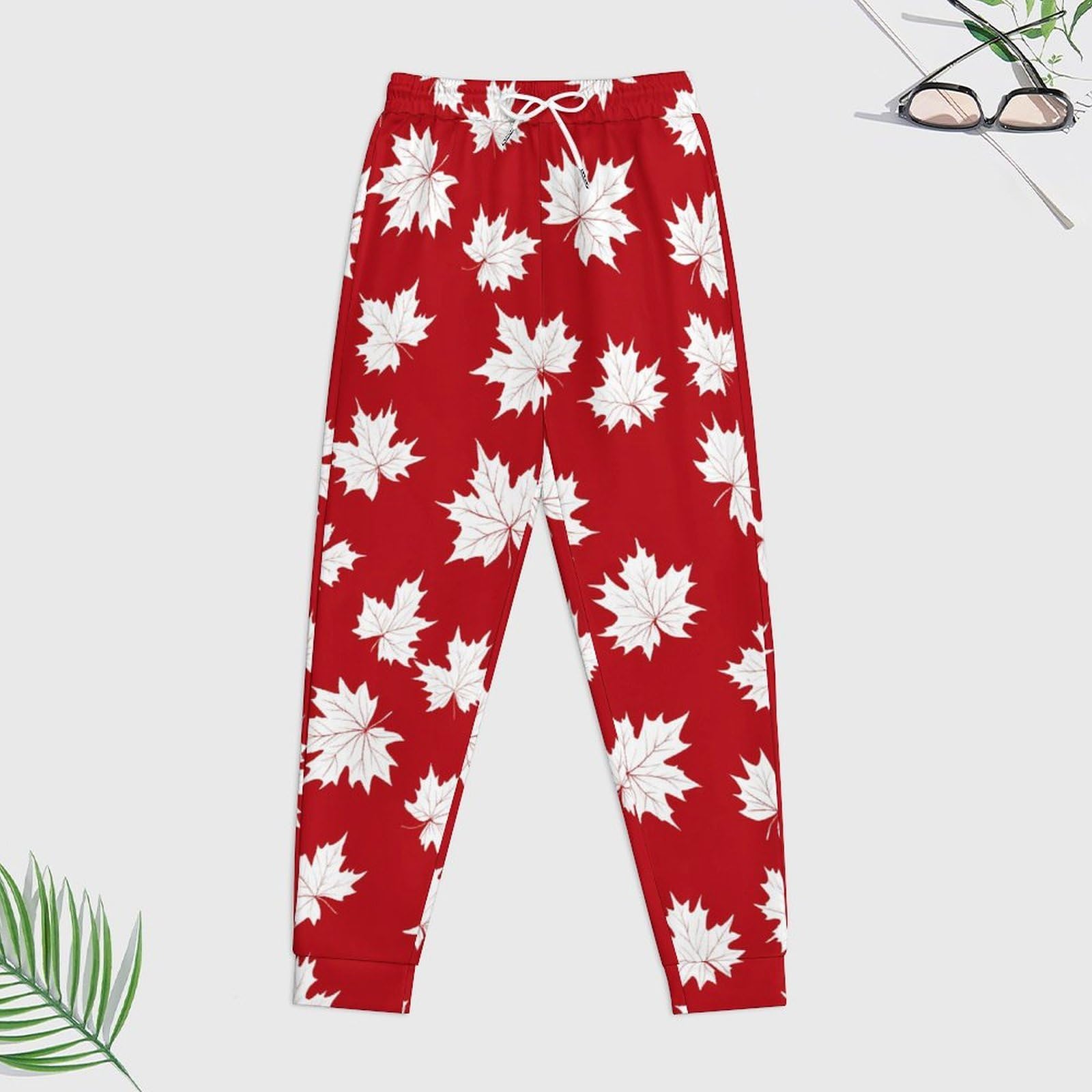 Canada acero Canada Flag Tute per gli Uomini Manica Lunga Felpa Con Cappuccio E Pantaloni Della Tuta Joggers Set Moda Tute
