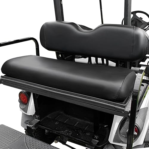 Fundas de asiento RS para carrito de golf para cojín de asiento regular, kit de asiento trasero, no requiere grapas, estilo suave y simple, funda de