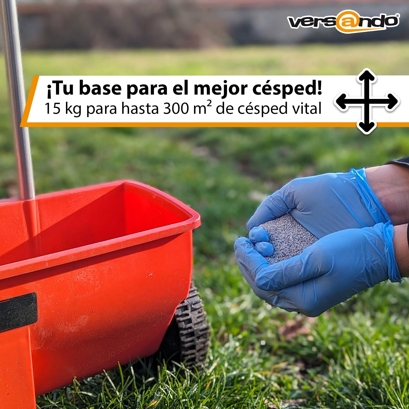 versando 30kg cal césped & cal jardín hasta 750m²: suprime musgo malas | hierbas hongos promueve el desarrollo del suelo y raíces ideal para céspedes con efecto a largo plazo