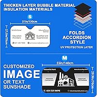 Vista 3 de Parasol personalizado para parabrisas de coche nuevo 2025, parasol parabrisas personalizado 2024 2023 con logotipo de foto y texto, parasol plegable