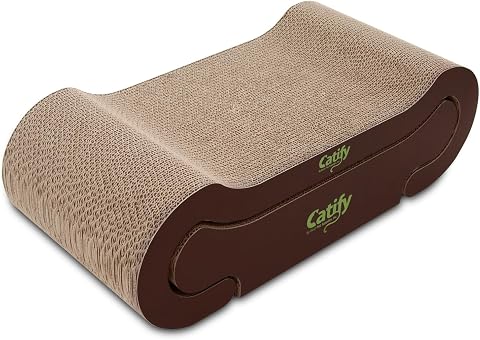 Best Pet Supplies Oluklu Mukavva Kedi Scratcher Dolum Pedleri, Şezlong ve Eğlenceli İnteraktif Tırmalama Tahtaları, Pençe Güvenli, Dayanıklı, Doğal Geri Dönüşümlü Malzemeler, Aktif Oyunu Destekler -