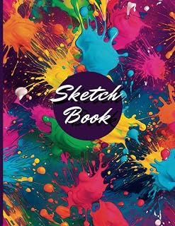 Colorful Sketch Book: Blank Paper Pad 8.5" x 11" for Drawing, Writing, Painting, Sketching, and Doodling: A Large Unlined Journal Notebook for Artists and Creatives