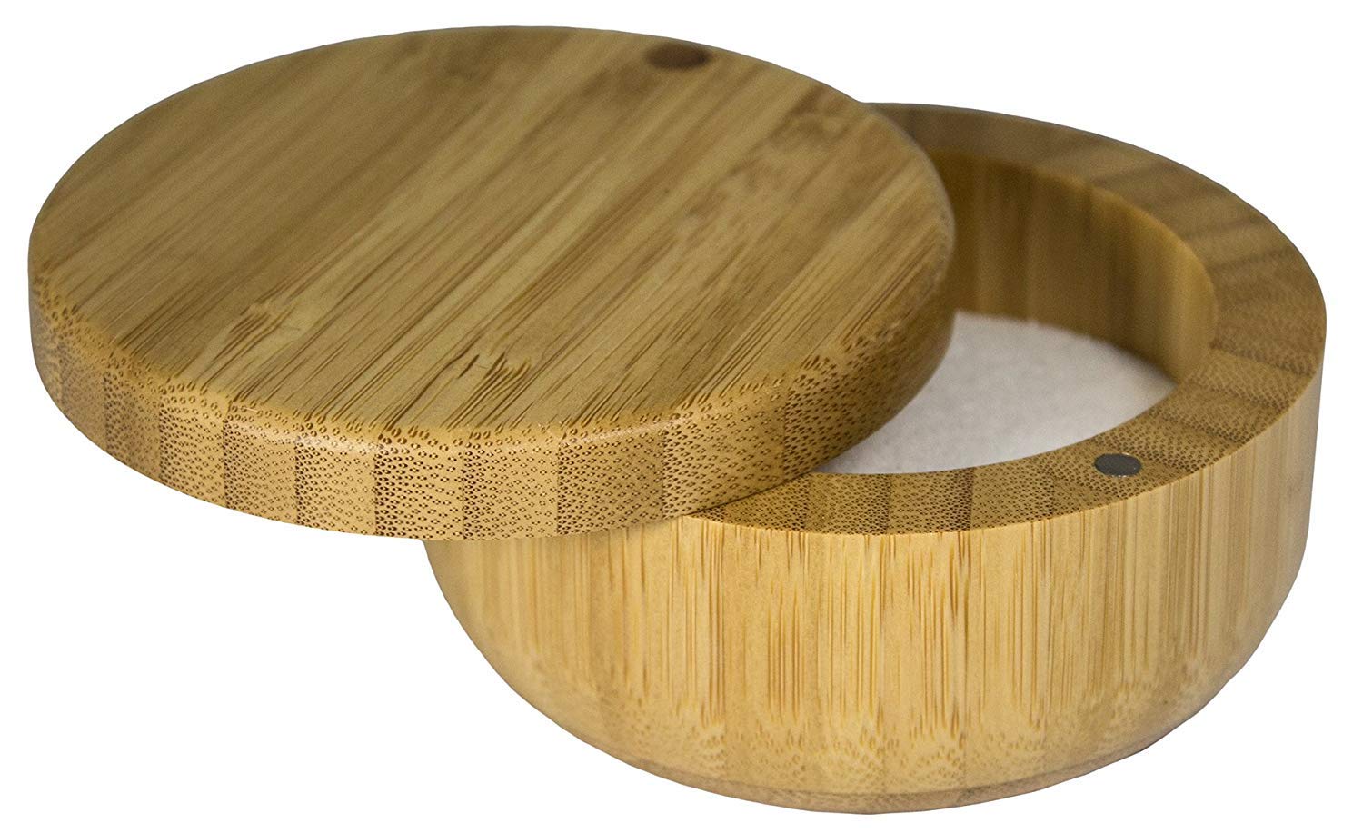 Wooden Salt Box Container - White Whale -7