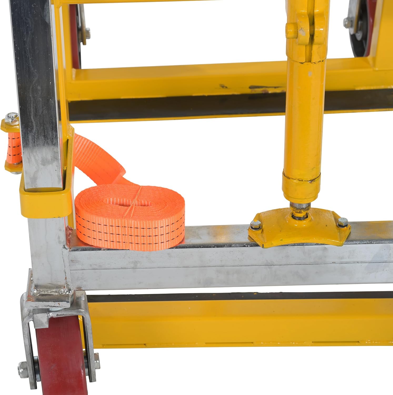 Vestil MFM-4000 Steel Machinery/Vending Machine Lifts 15 In. x 26-3/4 In. x 49-1/4 In. 4000 Lb. Capacity Yellow