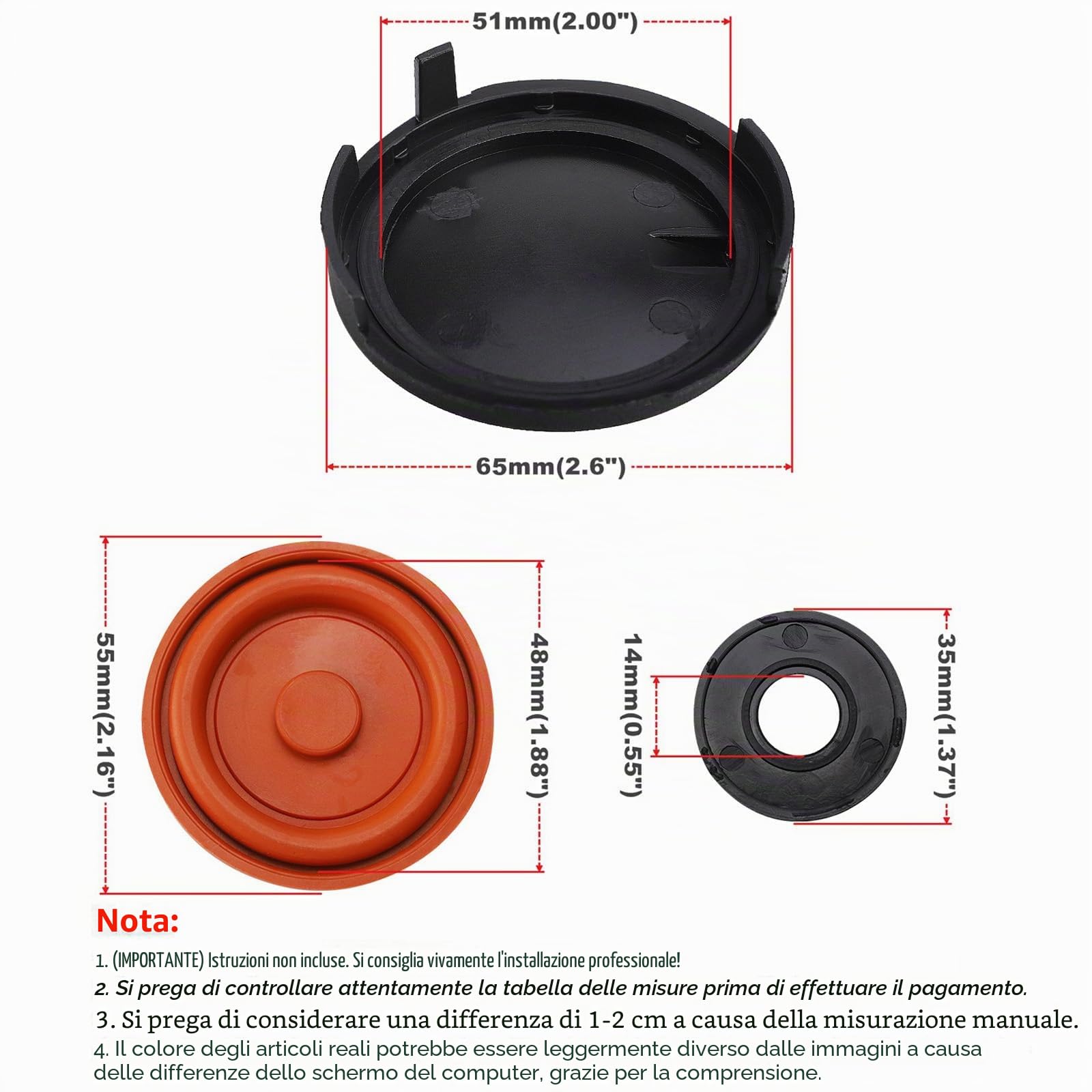 Kit di riparazione della membrana PCV per coperchio della valvola PCV per Opel Adam Astra Corsa E Meriva B Mokka, kit di riparazione a membrana in PVC compatibile