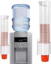Paper Cup Dispenser Holder for Water Glass, Wall Mount Drinking Water Cup Dispenser Rack and Storage,Disposable Cup Holder Organizer for Home Office Hospital
