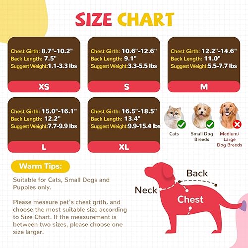 Miniatura 2 de Camisa para perros pequeños, linda camiseta de algodón suave sin mangas para perros pequeños, gatos, chaleco de verano para perritos, camiseta