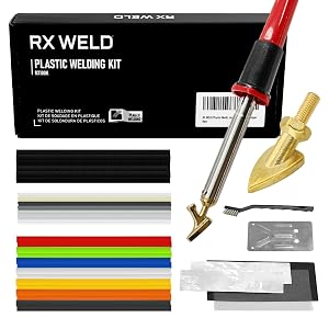 RX WELD Plastic Welding Kit 100W Plastic Welder Plastic Repair Kit for Automotive Car Bumper