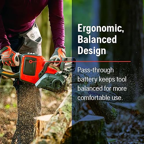 Miniatura 4 de Husqvarna Motosierra eléctrica inalámbrica 225i de 40 voltios y 14 pulgadas (batería y cargador no incluidos)