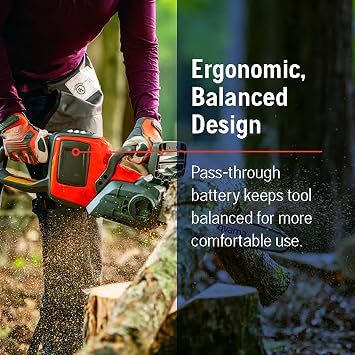 Husqvarna Power Axe 225i Battery Operated Chainsaw, 14-Inch Electric Chainsaw with 4 Ah Battery and Charger Included, Gifts for Men, 970547511