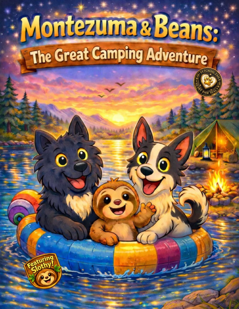 Montezuma & Beans: The Great Camping Adventure: A Fun Camping Coloring Book for Kids Featuring Silly Adventures, Cute Animals, and Outdoor Fun (The Adventures Of Montezuma & Beans)