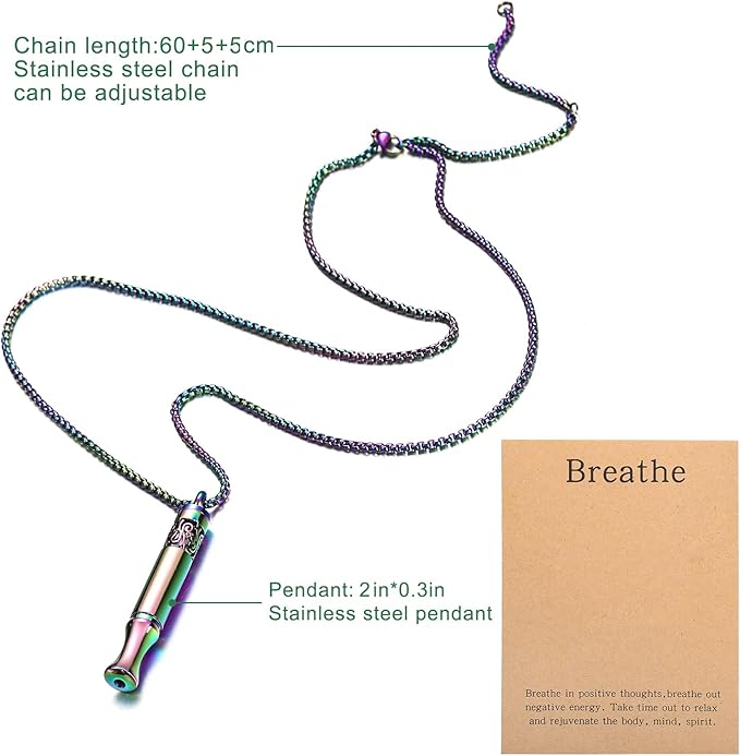 Collar Difusor de Aromas y Alivio de Ansiedad BOLAGTIER - Arcoíris miniatura 4