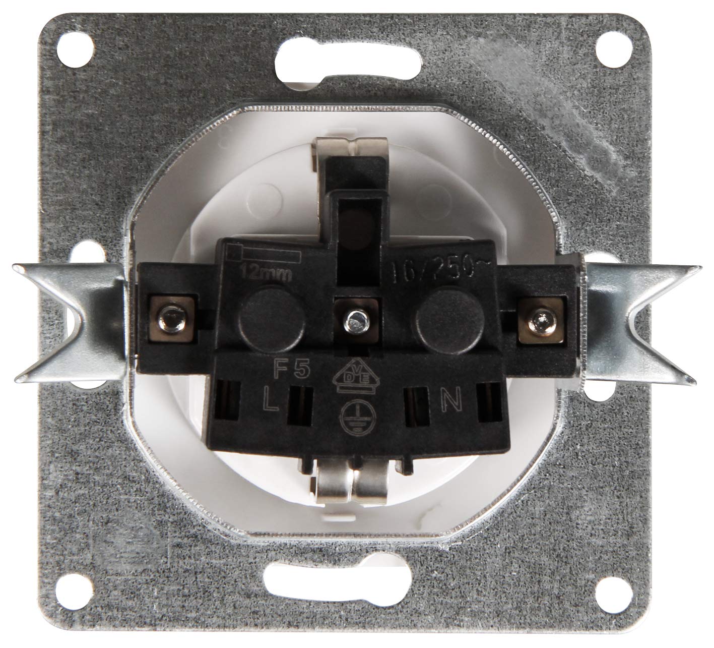 McPower Schutzkontakt-Steckdose Flair | 36er-Pack Unterputz 250V 16A mit Einsteckschutz | Schraubanschluss | für Innenbereiche wie Küche Wohnzimmer Büro