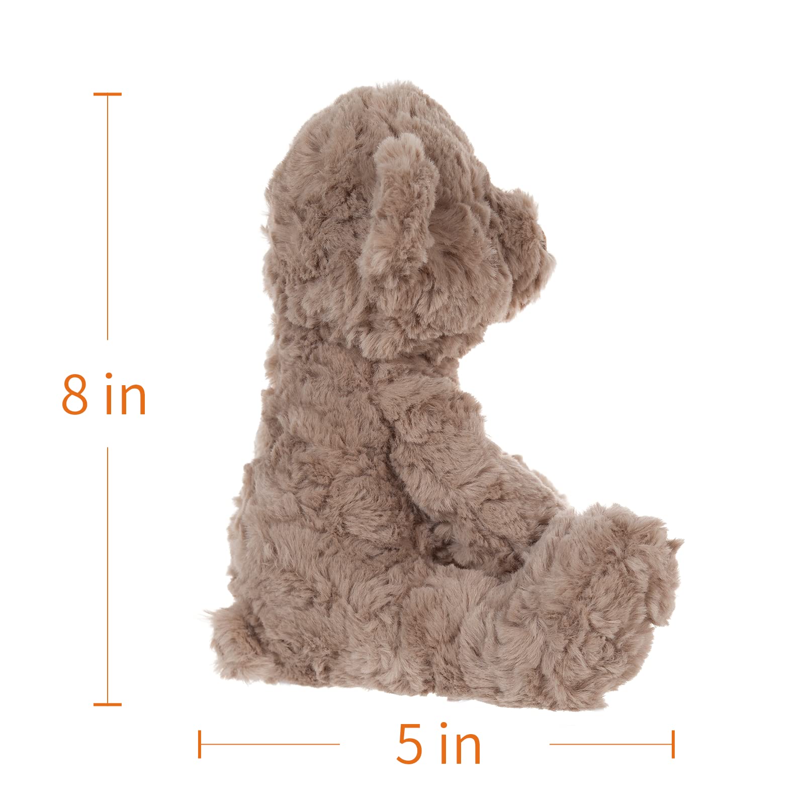 Apricot Lamb - Peluche Rana 20 Cm - Morbido Giocattolo Per Bambini, Neonati E Regali - Animale Imbottito In Fibra